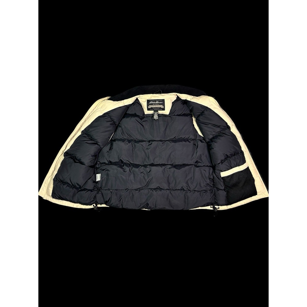 EDDIE BAUER VTG Goose Down Full Zip Puffer Vest Mens Size Large - Picture 3 of 9
